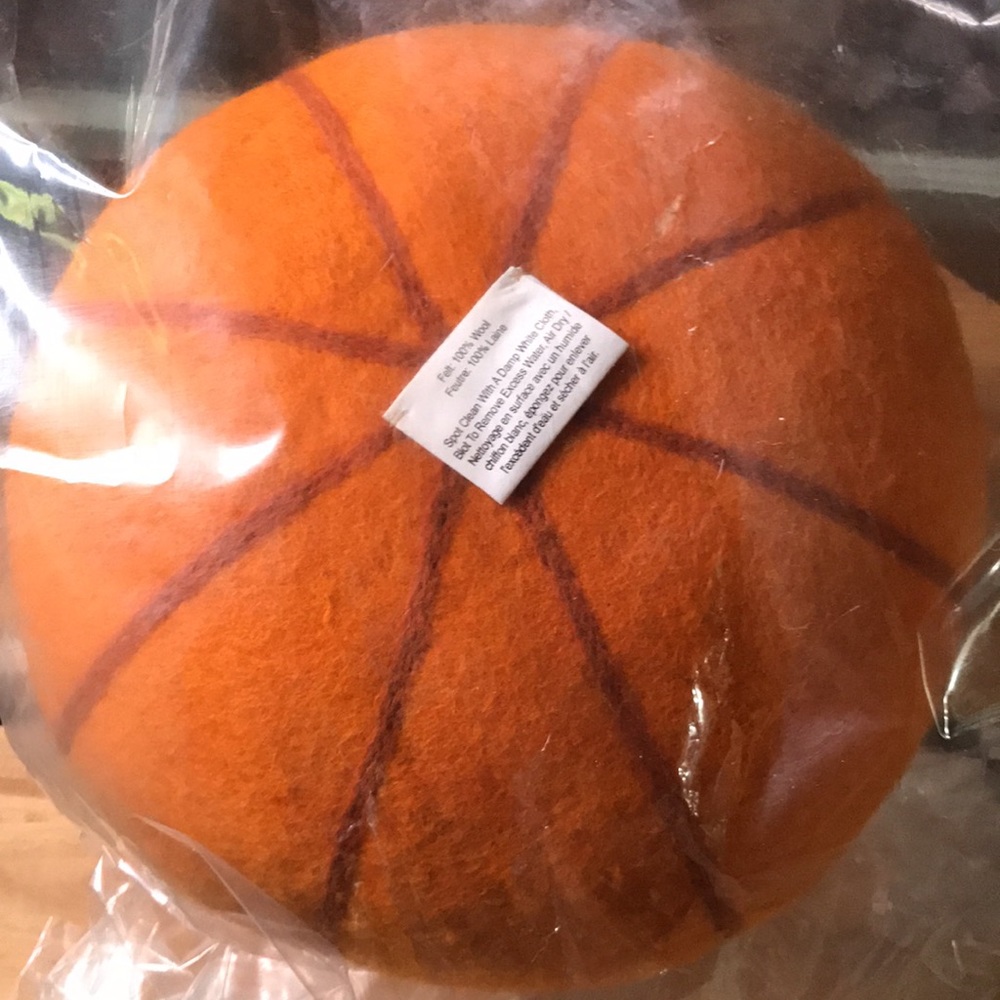 Pottery Barn kids Exclusive Handmade Orange Jack-O'-Lantern Wool Felt Pumpkin - Picture 11 of 16